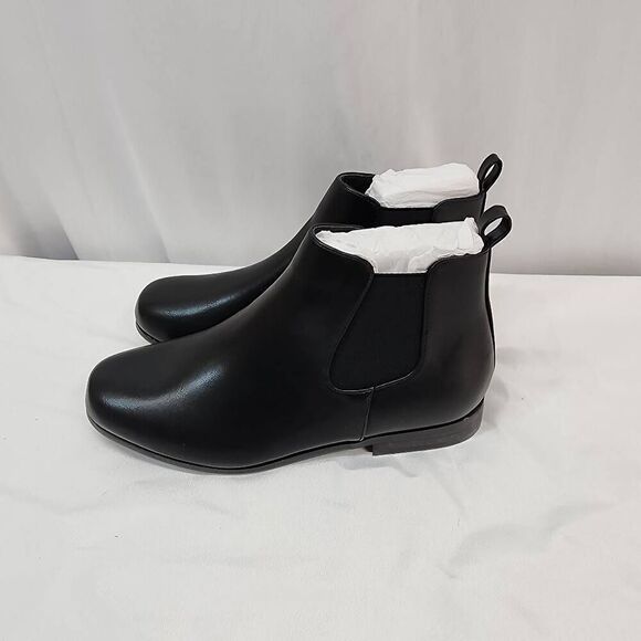 Ortho+rest Women Chelsea Boots Ruby Flat Ankle Black Size 8 Synthetic Rubber Sol - Picture 5 of 8